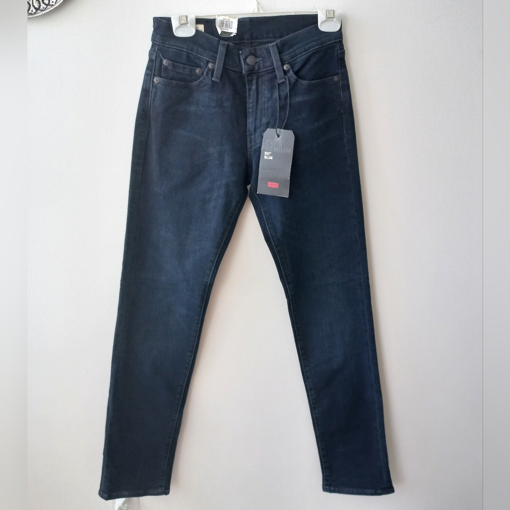 Levi's Men's 511 Slim Fit Jeans - Dark Blue Size W27 / L32 US